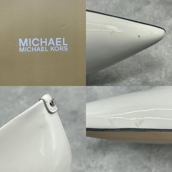 Michael Michael Kors White Amara Pump Stiletto Heels - Picture 13 of 14